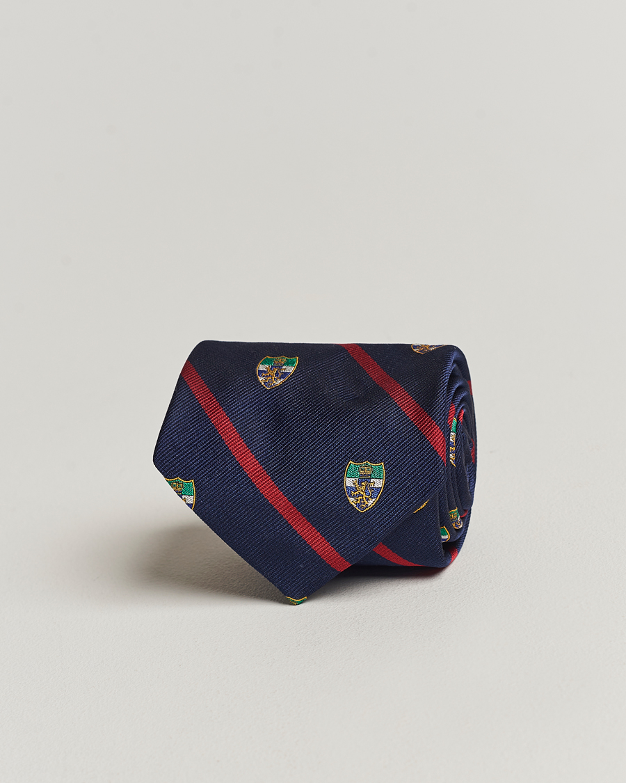 Homme | Polo Ralph Lauren Club Lion Tie Navy/Red | Polo Ralph Lauren | Club Lion Tie Navy/Red