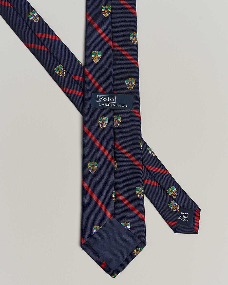 Homme | Polo Ralph Lauren Club Lion Tie Navy/Red | Polo Ralph Lauren | Club Lion Tie Navy/Red
