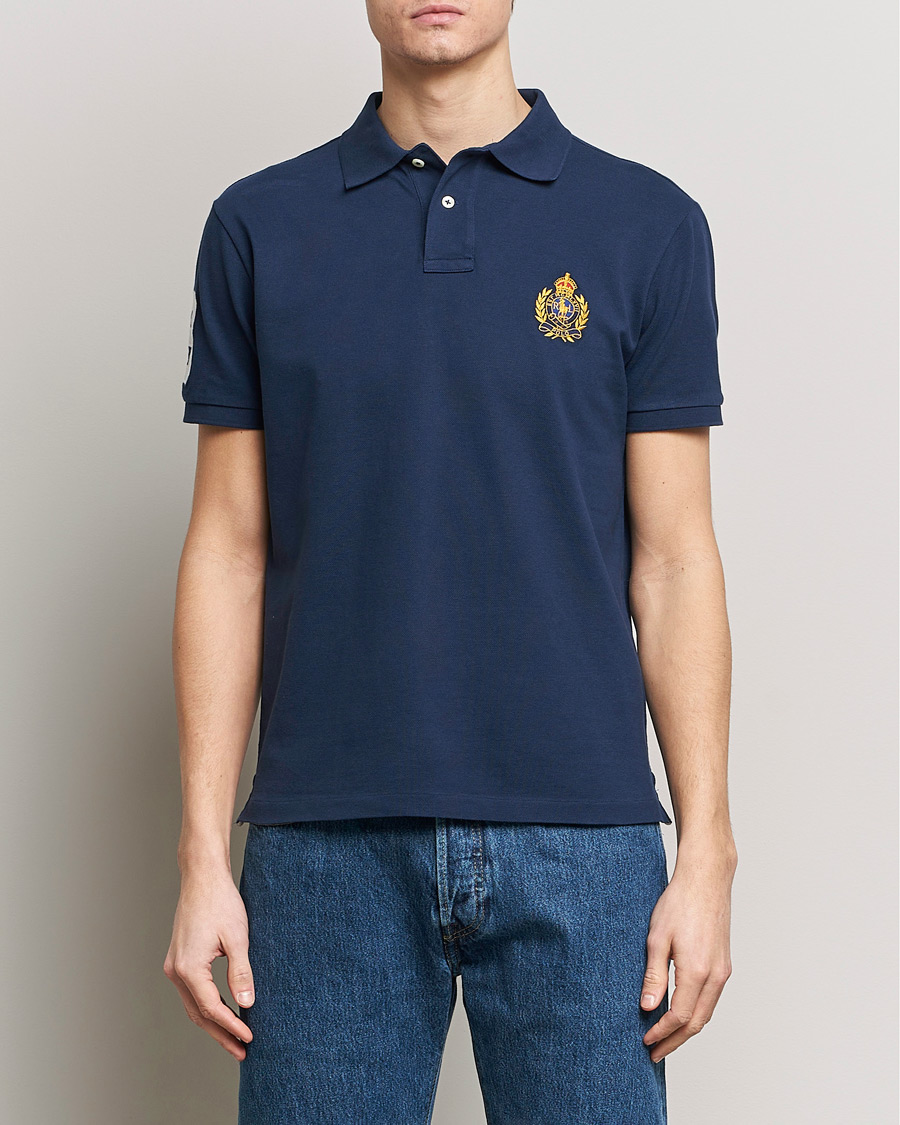 Homme | Polos | Polo Ralph Lauren | Custom Slim Fit Match Club Polo Newport Navy