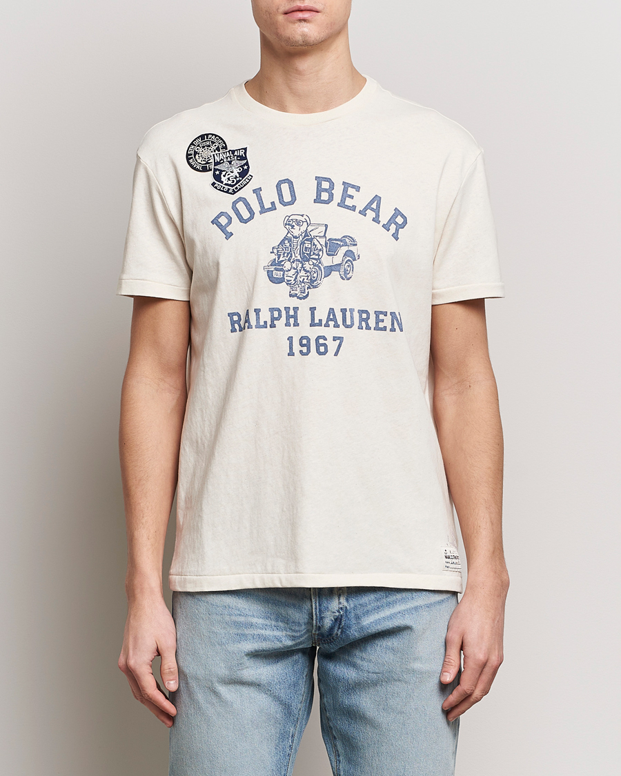 Heren | T-shirts | Polo Ralph Lauren | Graphic Printed Crew Neck T-Shirt Deckwash White
