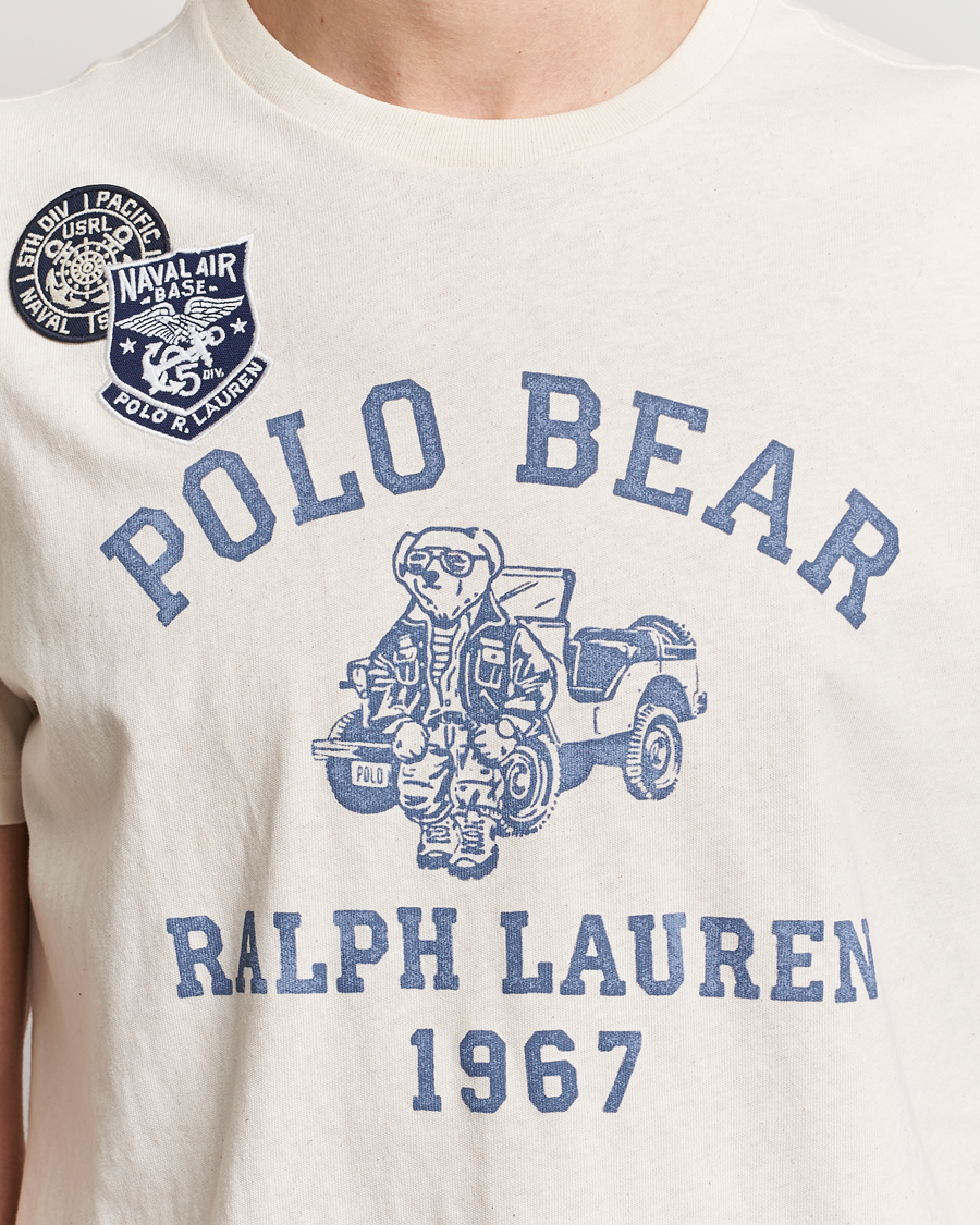 Heren | T-shirts | Polo Ralph Lauren | Graphic Printed Crew Neck T-Shirt Deckwash White