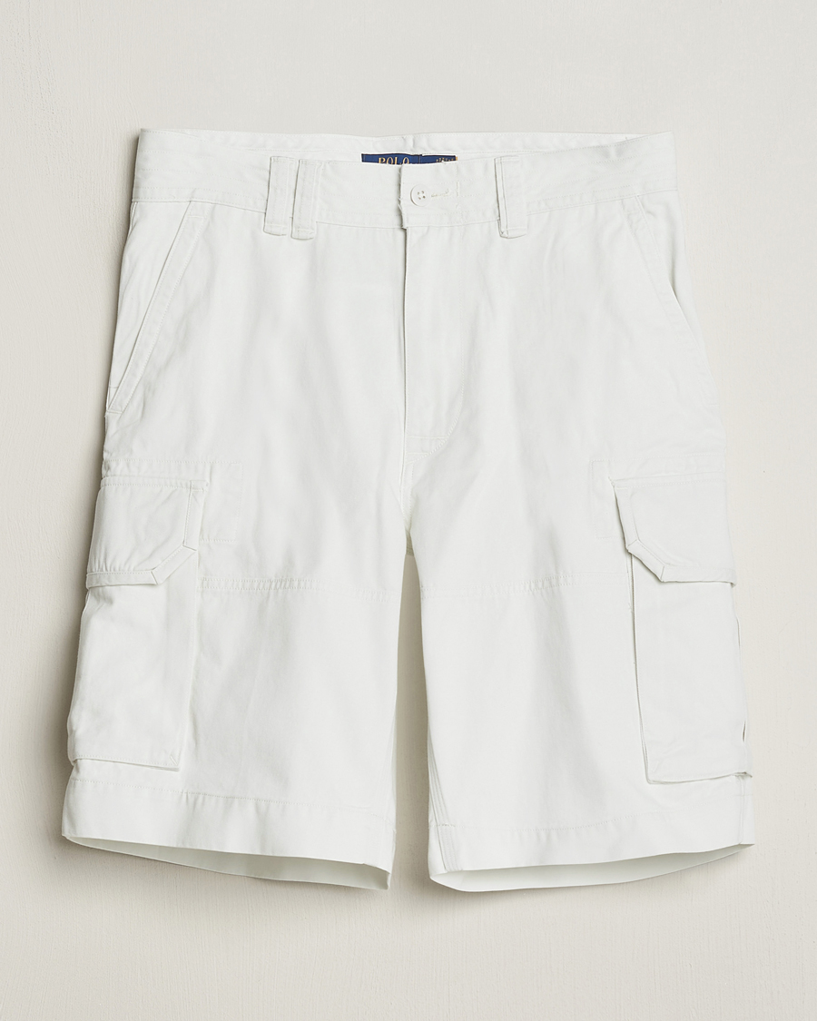 Heren | Korte broek | Polo Ralph Lauren | Slub Twill Cargo Shorts Deckwash White