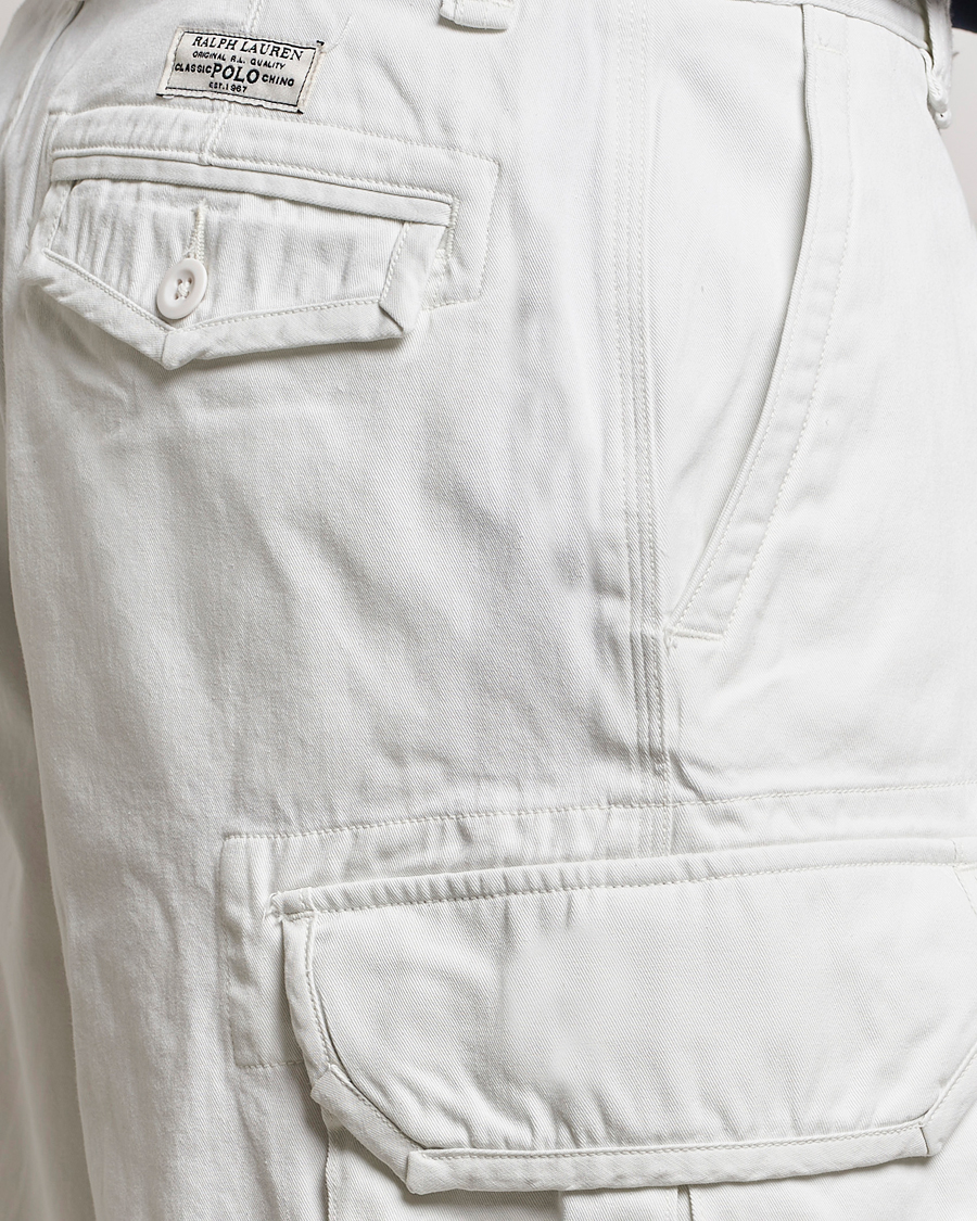 Heren | Korte broek | Polo Ralph Lauren | Slub Twill Cargo Shorts Deckwash White