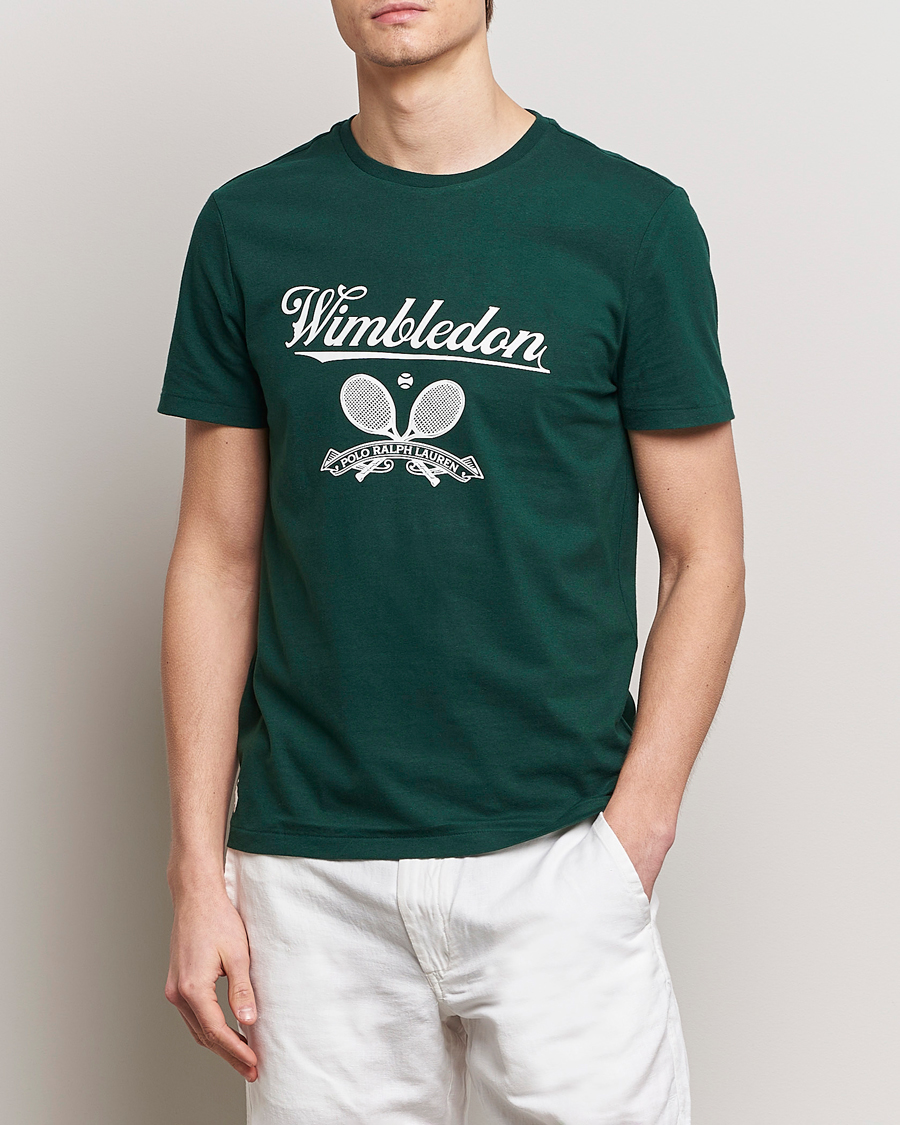 Homme | T-shirts | Polo Ralph Lauren | Wimbledon Printed Tee Moss Agate