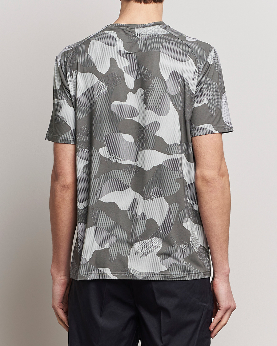 Homme | T-shirts | RLX Ralph Lauren | Peached Airflow Camo Crew Neck T-Shirt Grey