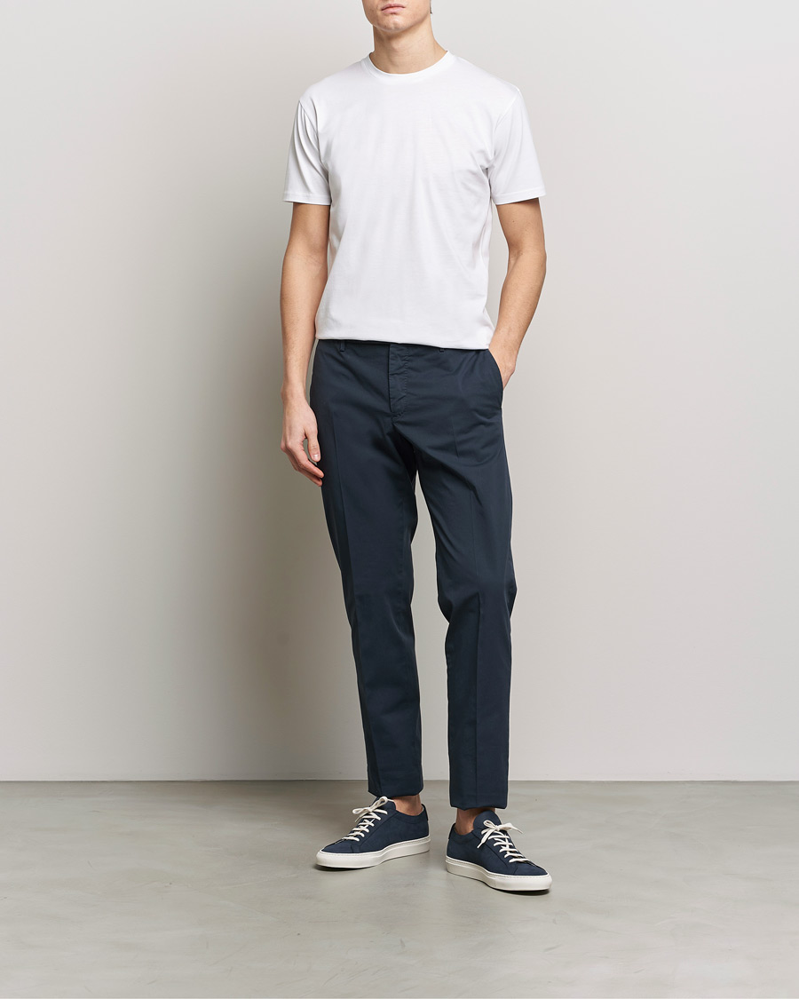 Homme | T-shirts | Sunspel | Riviera Midweight T-Shirt White