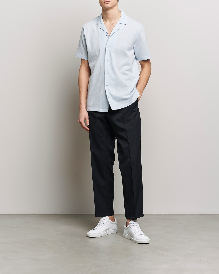 Homme | Chemises | Sunspel | Riviera Resort Shirt Light Blue