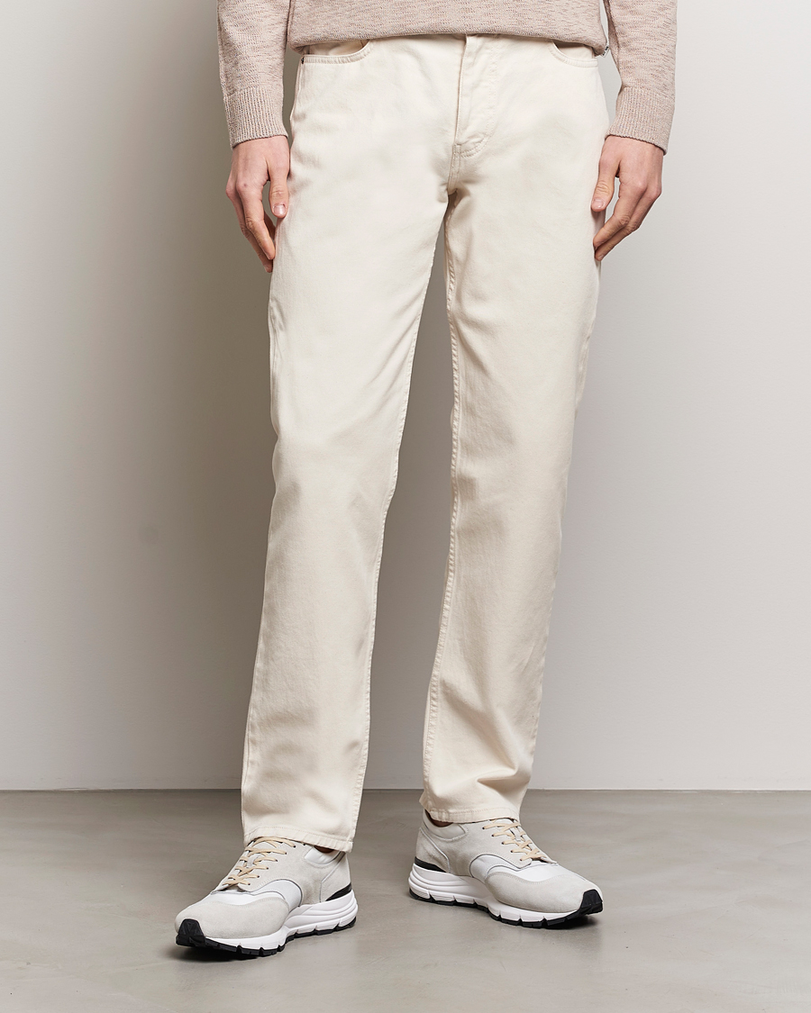 Heren | Broeken | Sunspel | Five Pocket Cotton Twill Trousers Undyed