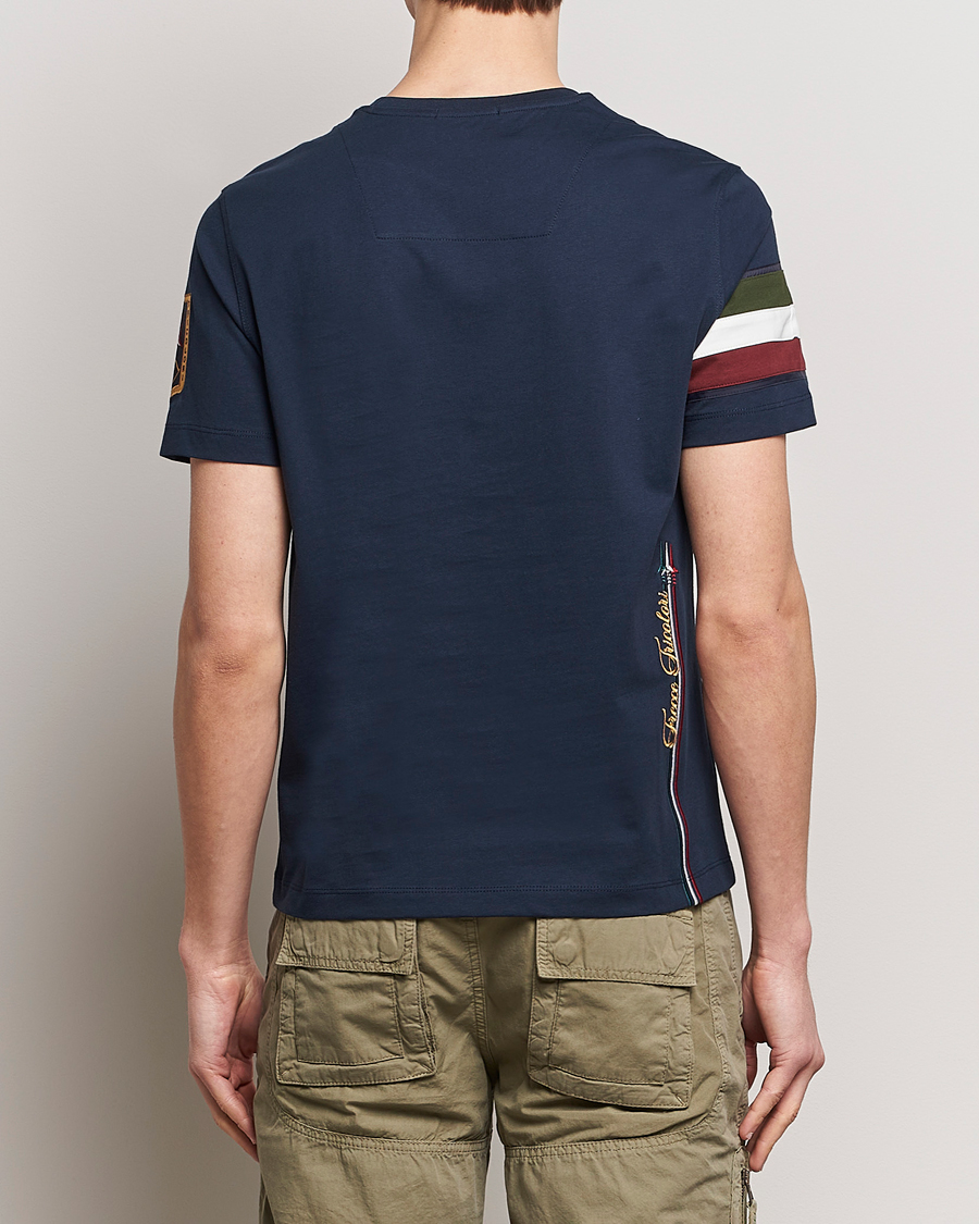 Homme | T-shirts | Aeronautica Militare | Tricolori Crew Neck T-Shirt Navy