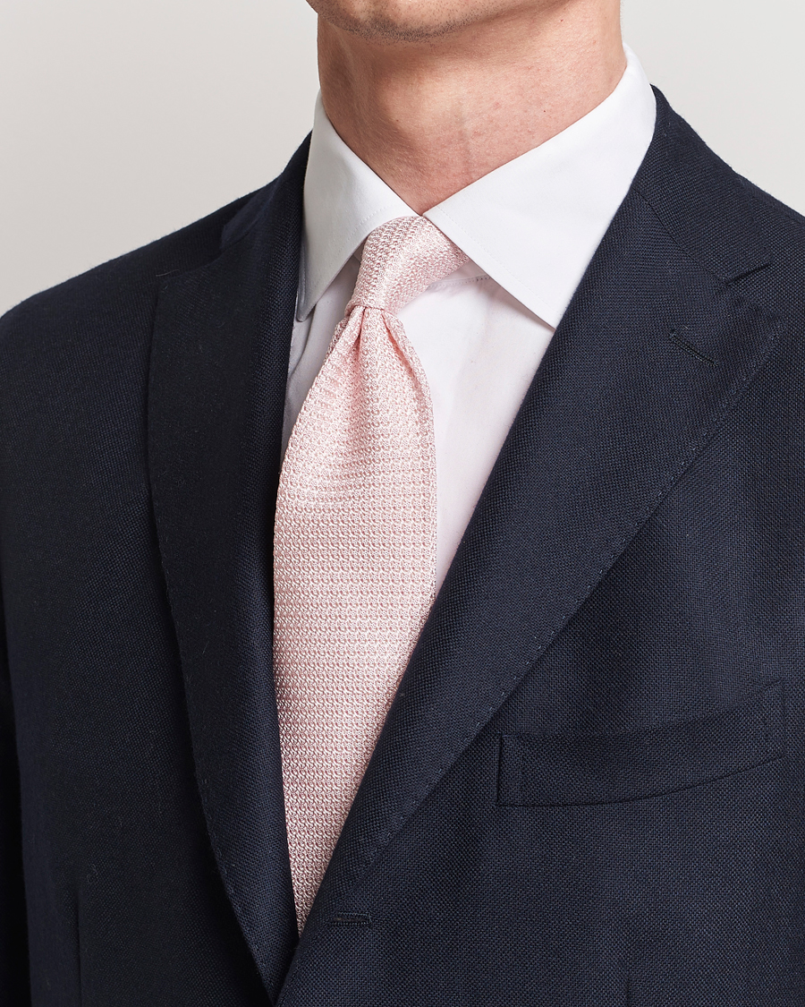 Homme | Amanda Christensen Silk Grenadine 8 cm Tie Pink | Amanda Christensen | Silk Grenadine 8 cm Tie Pink