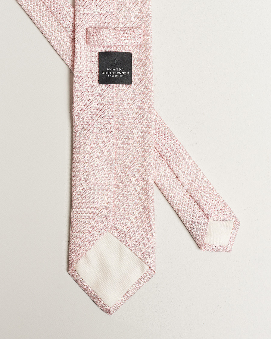 Homme | Amanda Christensen Silk Grenadine 8 cm Tie Pink | Amanda Christensen | Silk Grenadine 8 cm Tie Pink