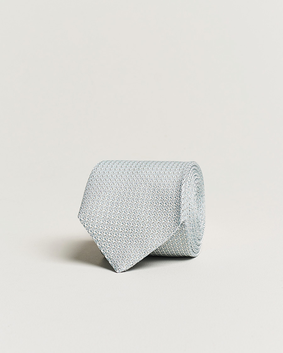 Heren | Stropdassen | Amanda Christensen | Silk Grenadine 8 cm Tie Sky Blue