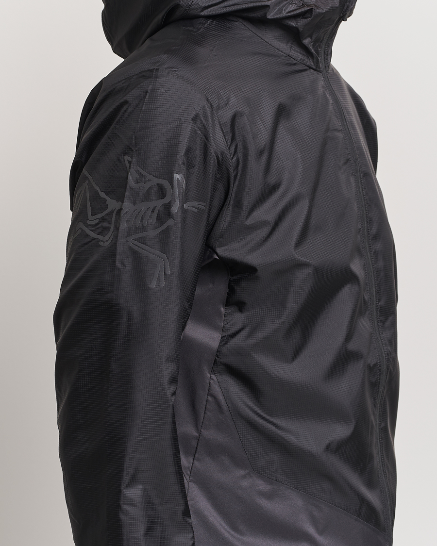 Heren | Jassen | Arc'teryx | Norvan Windshell Hooded Jacket Black/Graphite