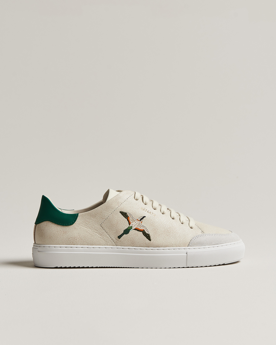 Homme | Axel Arigato Clean 90 Bee Bird Sneaker Cremino/Green | Axel Arigato | Clean 90 Bee Bird Sneaker Cremino/Green