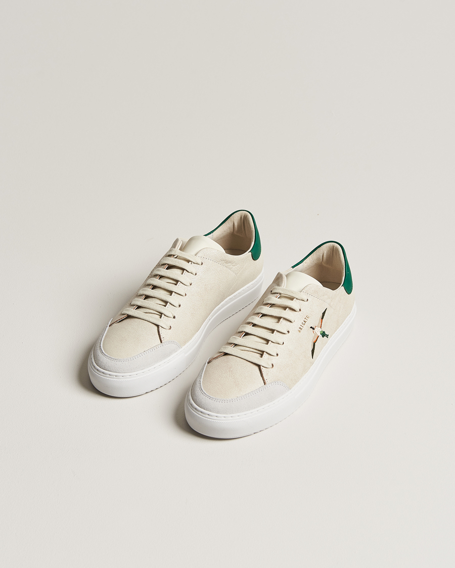 Homme | Axel Arigato Clean 90 Bee Bird Sneaker Cremino/Green | Axel Arigato | Clean 90 Bee Bird Sneaker Cremino/Green