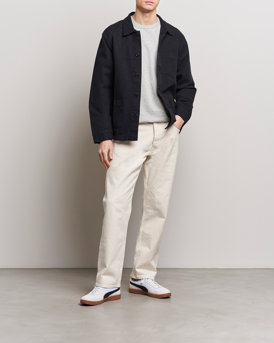 Heren | Overhemden | Colorful Standard | Organic Workwear Jacket Deep Black