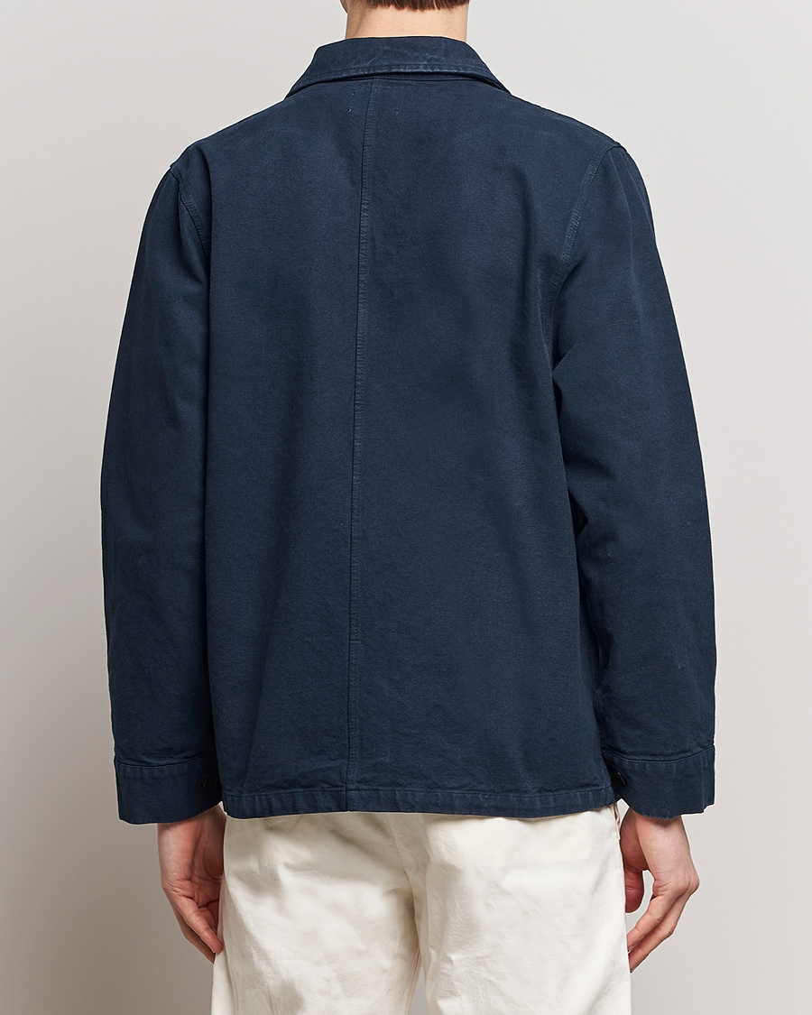 Heren | Overhemden | Colorful Standard | Organic Workwear Jacket Navy Blue
