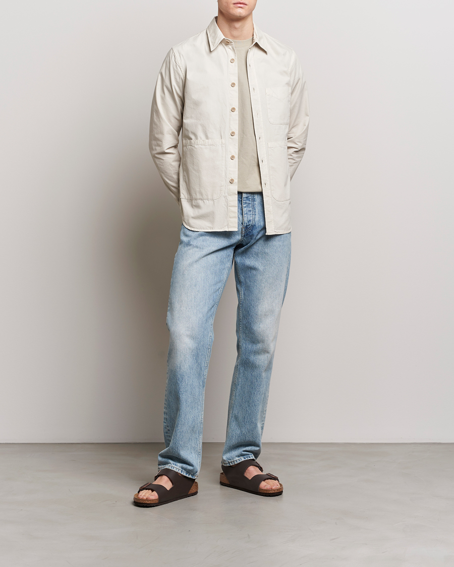 Homme | Manteaux Et Vestes | Aspesi | Utility Shirt Jacket Light Beige