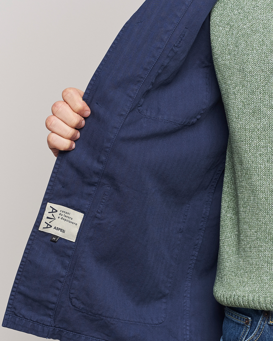 Heren | Jassen | Aspesi | Fadango Shirt Jacket Navy