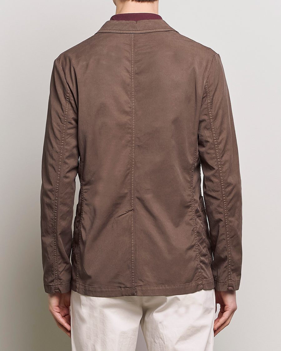 Heren | Blazers | Aspesi | Samuraki Washed Cotton Blazer Dark Brown