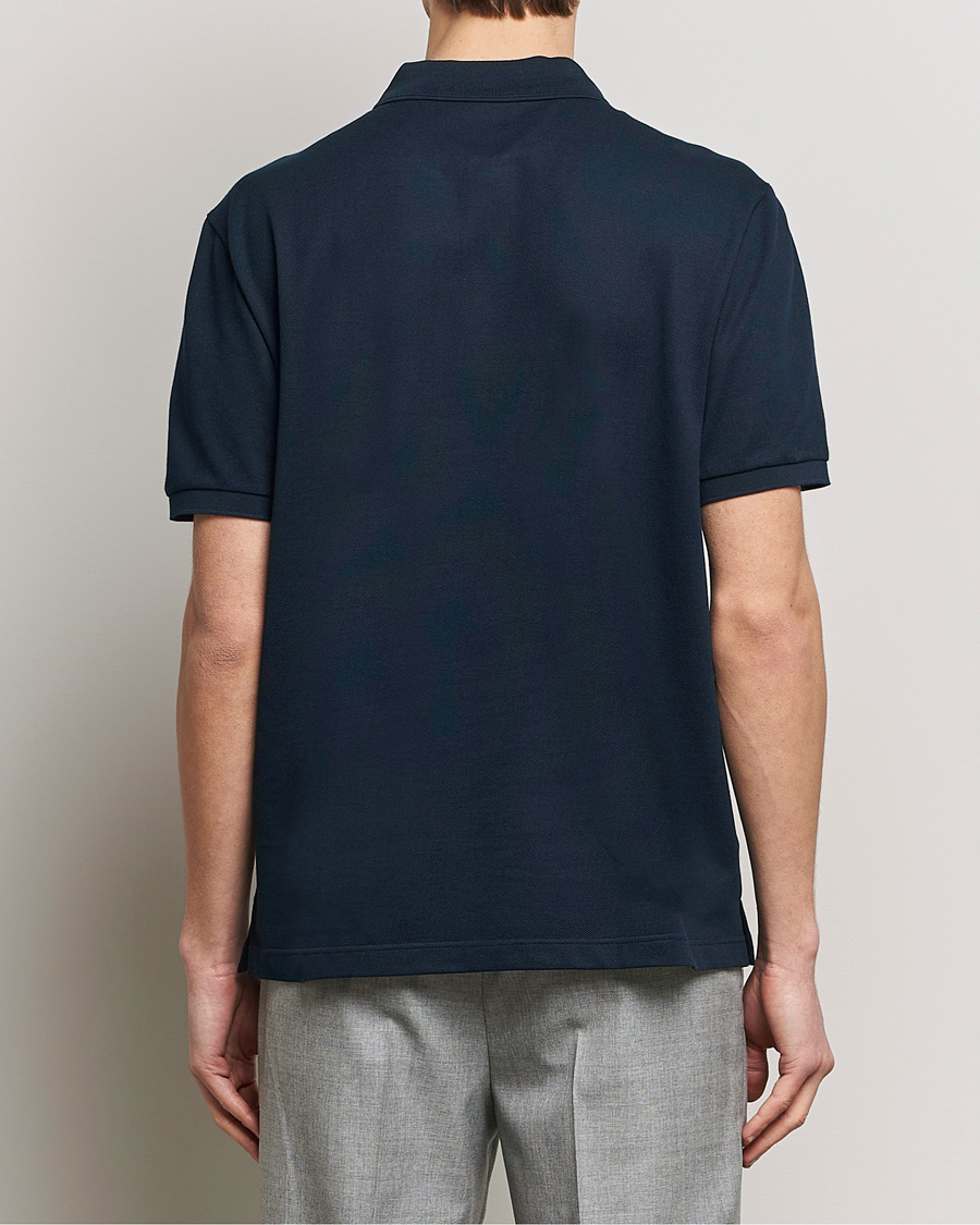 Homme | Polos | Brioni | Cotton Pique Short Sleeve Polo Navy