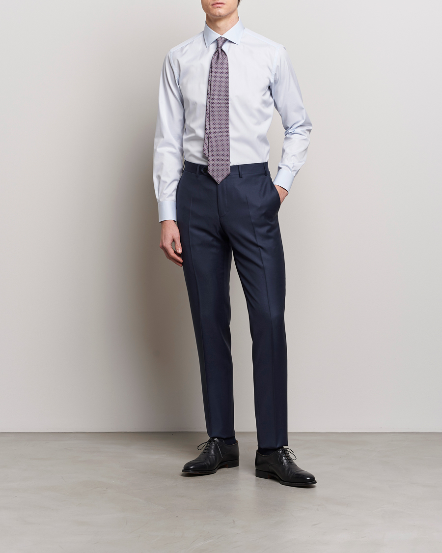 Homme | Chemises | Brioni | Slim Fit Dress Shirt Light Blue