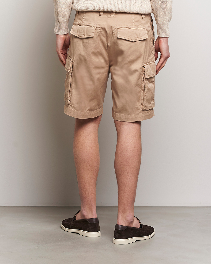 Heren | Korte broek | Brunello Cucinelli | Cotton Cargo Shorts Beige