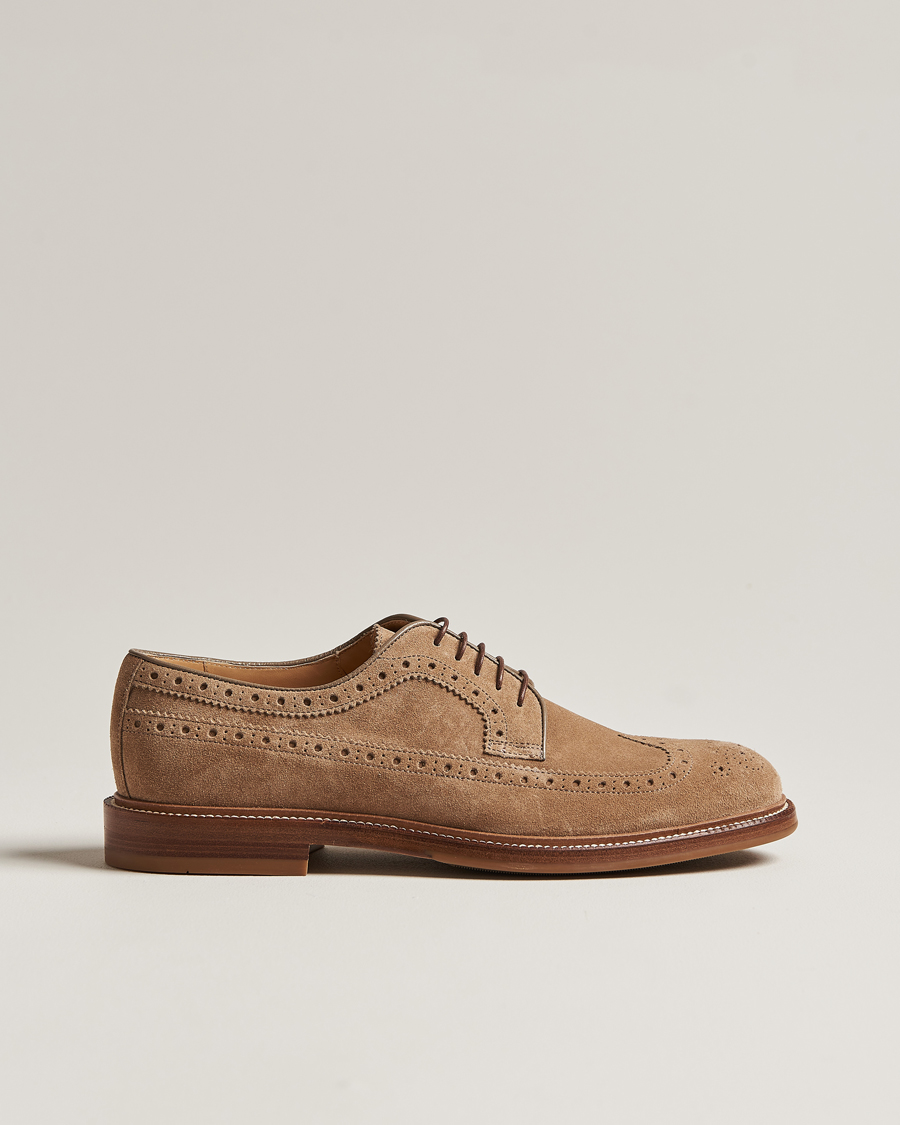 Heren | Brunello Cucinelli Brogue Desert Suede | Brunello Cucinelli | Brogue Desert Suede
