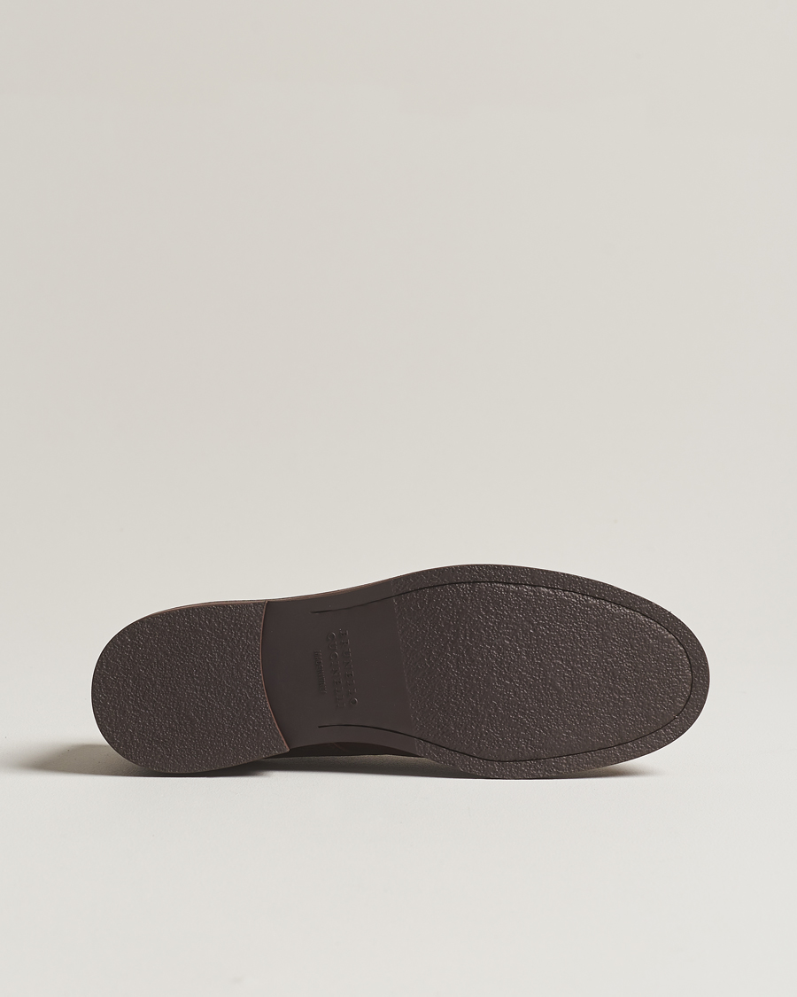 Homme | Brunello Cucinelli Plain Toe Derby Dark Brown Deerskin | Brunello Cucinelli | Plain Toe Derby Dark Brown Deerskin