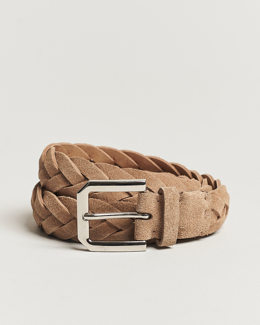 Homme | Brunello Cucinelli Braided Belt Desert Suede | Brunello Cucinelli | Braided Belt Desert Suede