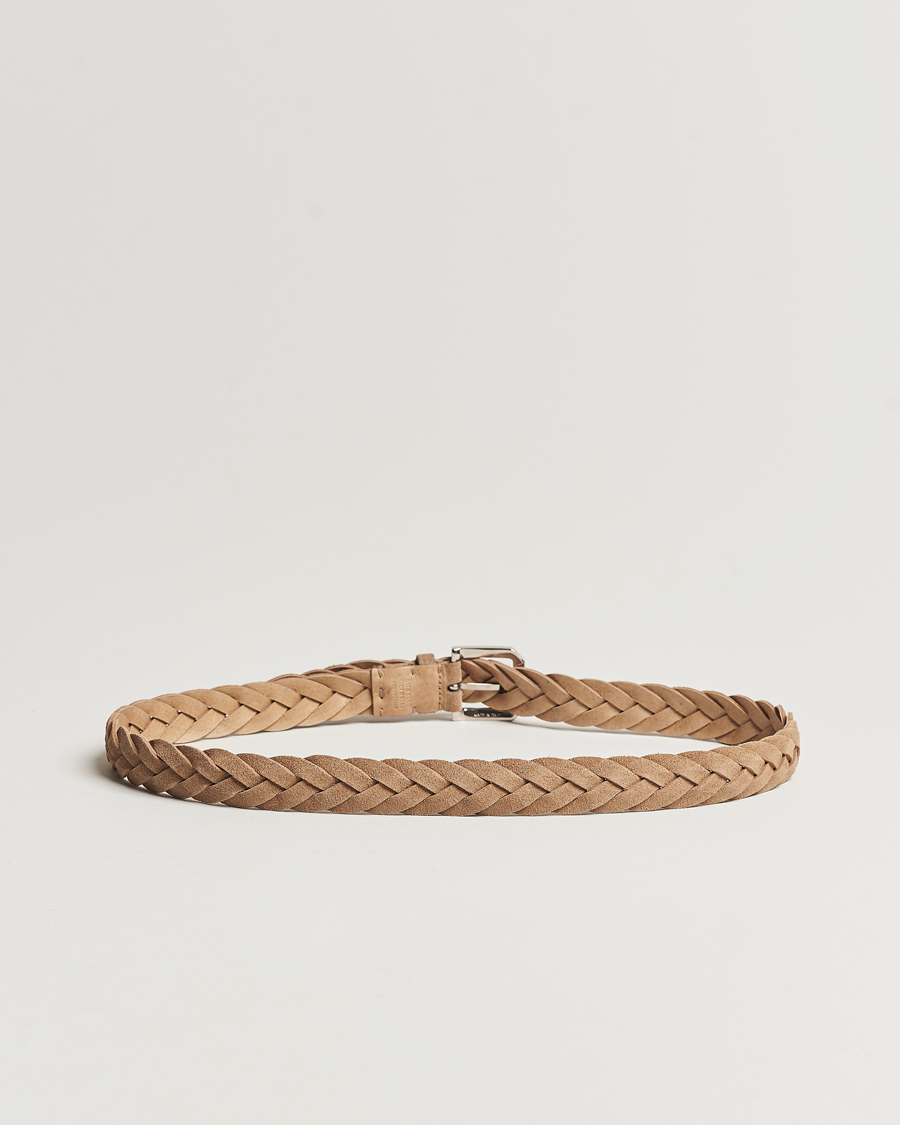 Homme | Brunello Cucinelli Braided Belt Desert Suede | Brunello Cucinelli | Braided Belt Desert Suede
