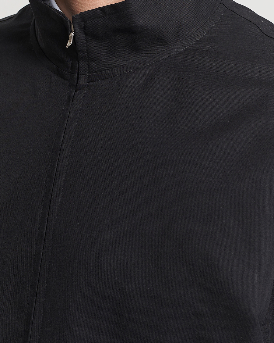Homme | Manteaux Et Vestes | Auralee | Washed Silk Chambray Blouson Black