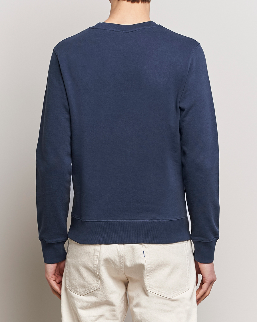 Homme | Pulls Et Tricots | Maison Kitsuné | Chillax Fox Sweatshirt Ink Blue