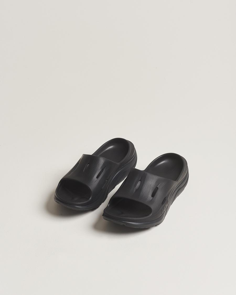 Homme | Hoka Ora Recovery Slide 3 Black | Hoka One One | Hoka Ora Recovery Slide 3 Black