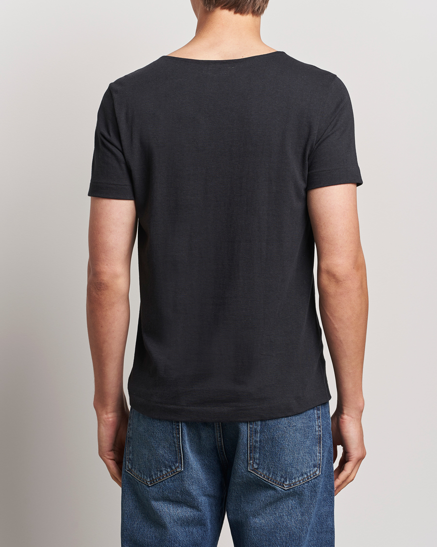 Homme | T-shirts | Merz b. Schwanen | 1920s Loopwheeled T-Shirt Charcoal