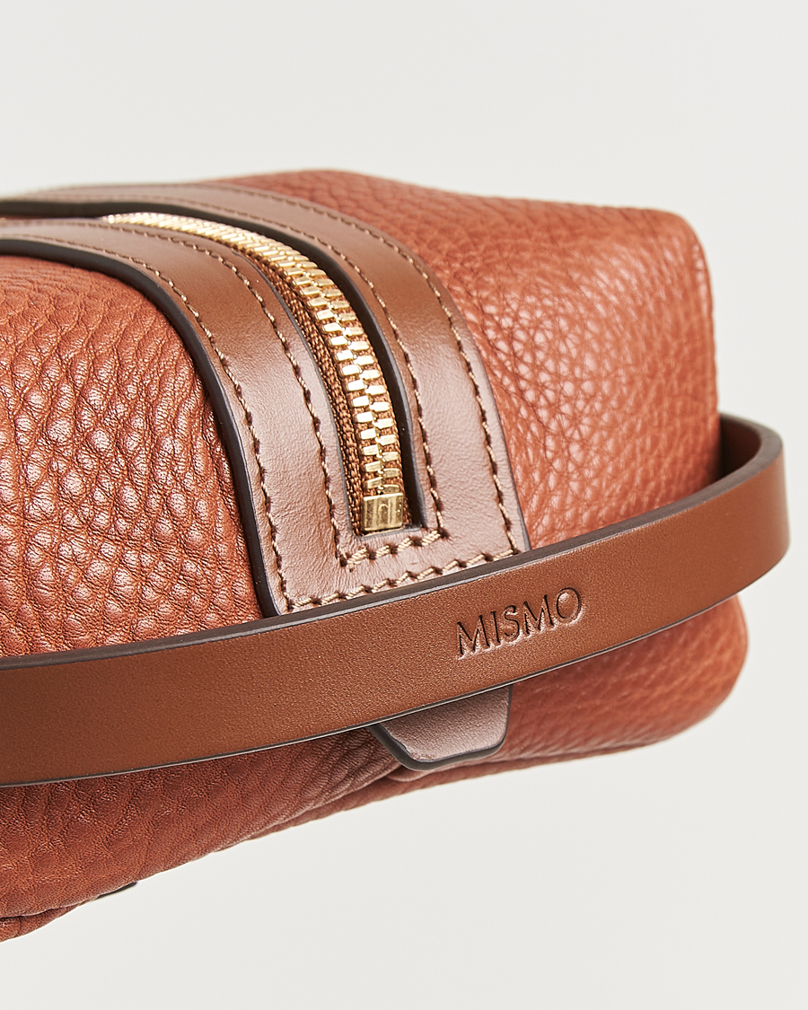 Homme | Sacs | Mismo | Groom Pebbled Leather Washbag Tabac/Cuoio