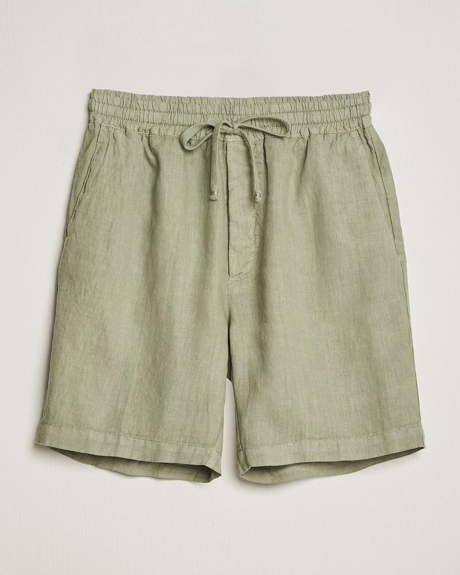 Heren | Korte broek | Altea | Linen Drawstring Shorts Olive