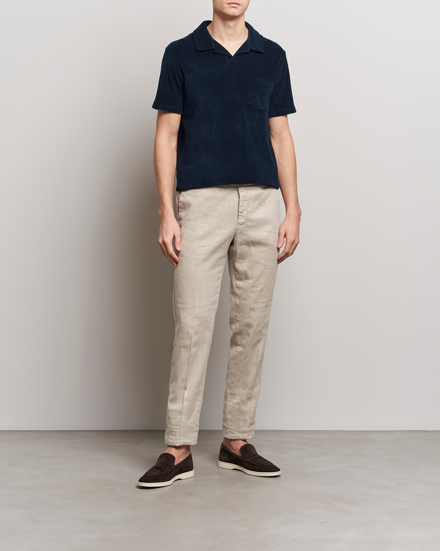 Heren | Polo's | Altea | Terry Cotton Polo Navy