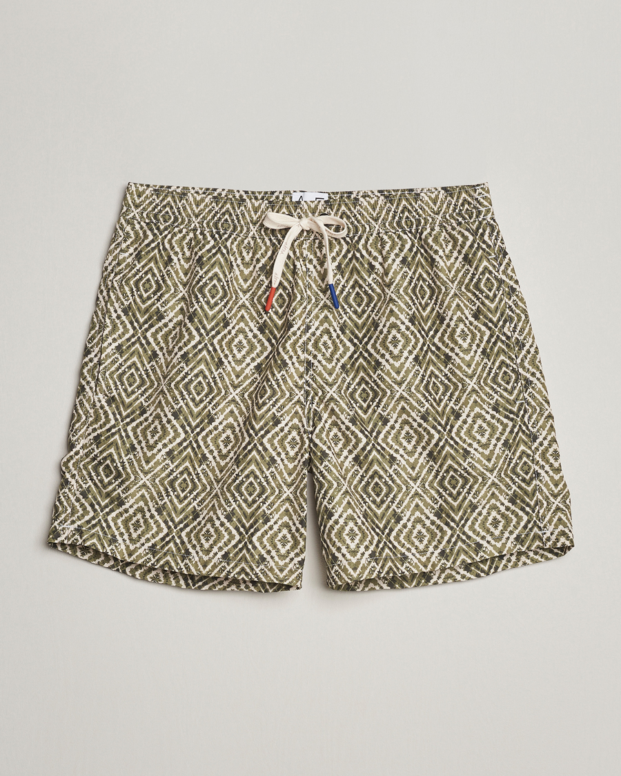 Homme | Maillots De Bain | Altea | Printed Swim Shorts Green