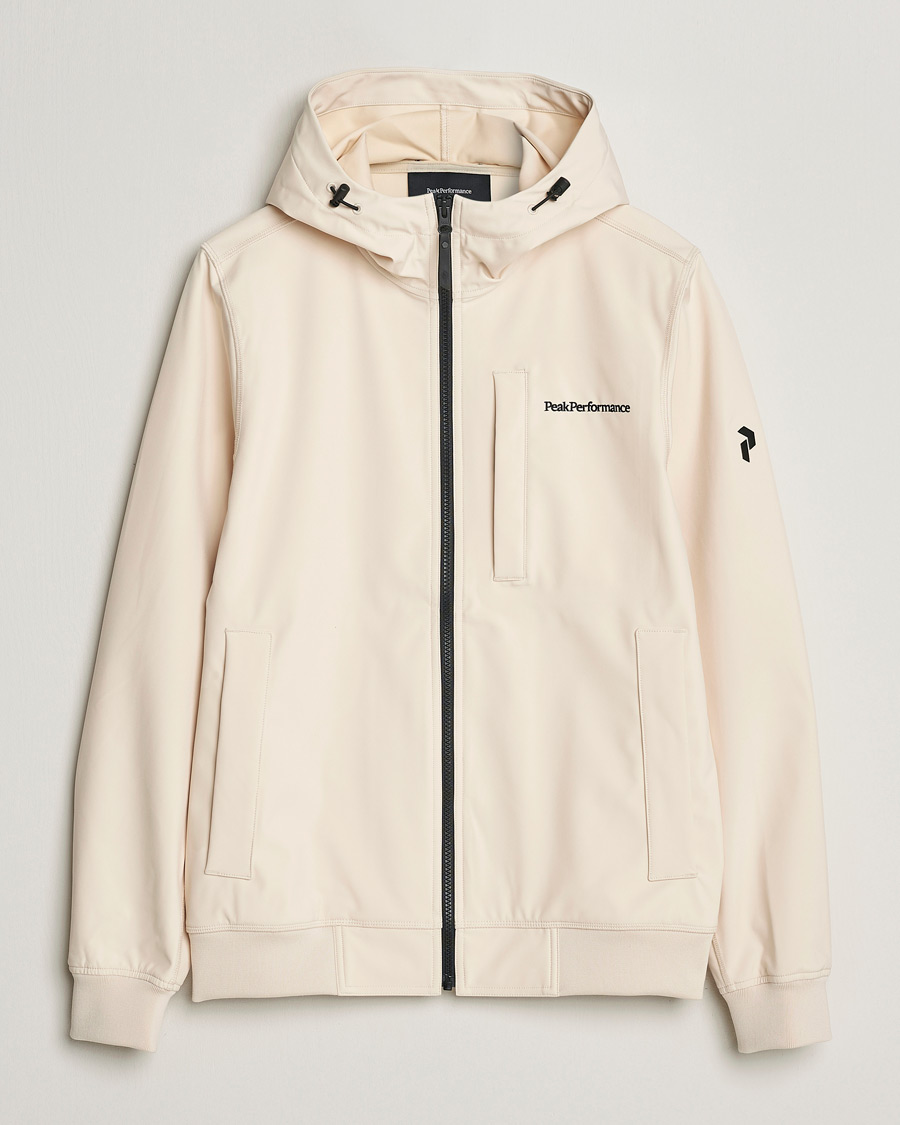 Homme | Manteaux Et Vestes | Peak Performance | Softshell Hooded Jacket Sand Fog