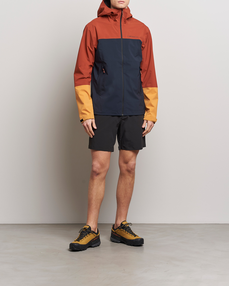 Homme | Manteaux Et Vestes | Peak Performance | Trail Hipe Hooded Jacket Spiced/Salute Navy/Desert