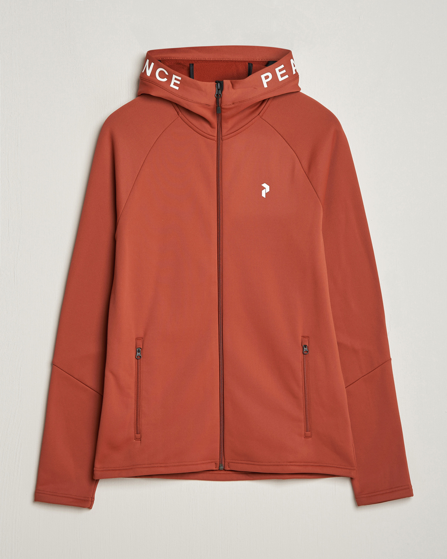 Homme | Pulls Et Tricots | Peak Performance | Rider Hooded Full Zip Spiced