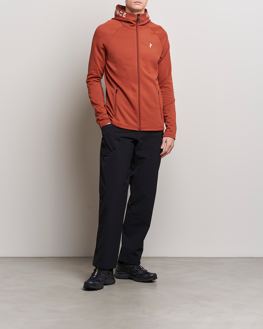 Homme | Pulls Et Tricots | Peak Performance | Rider Hooded Full Zip Spiced