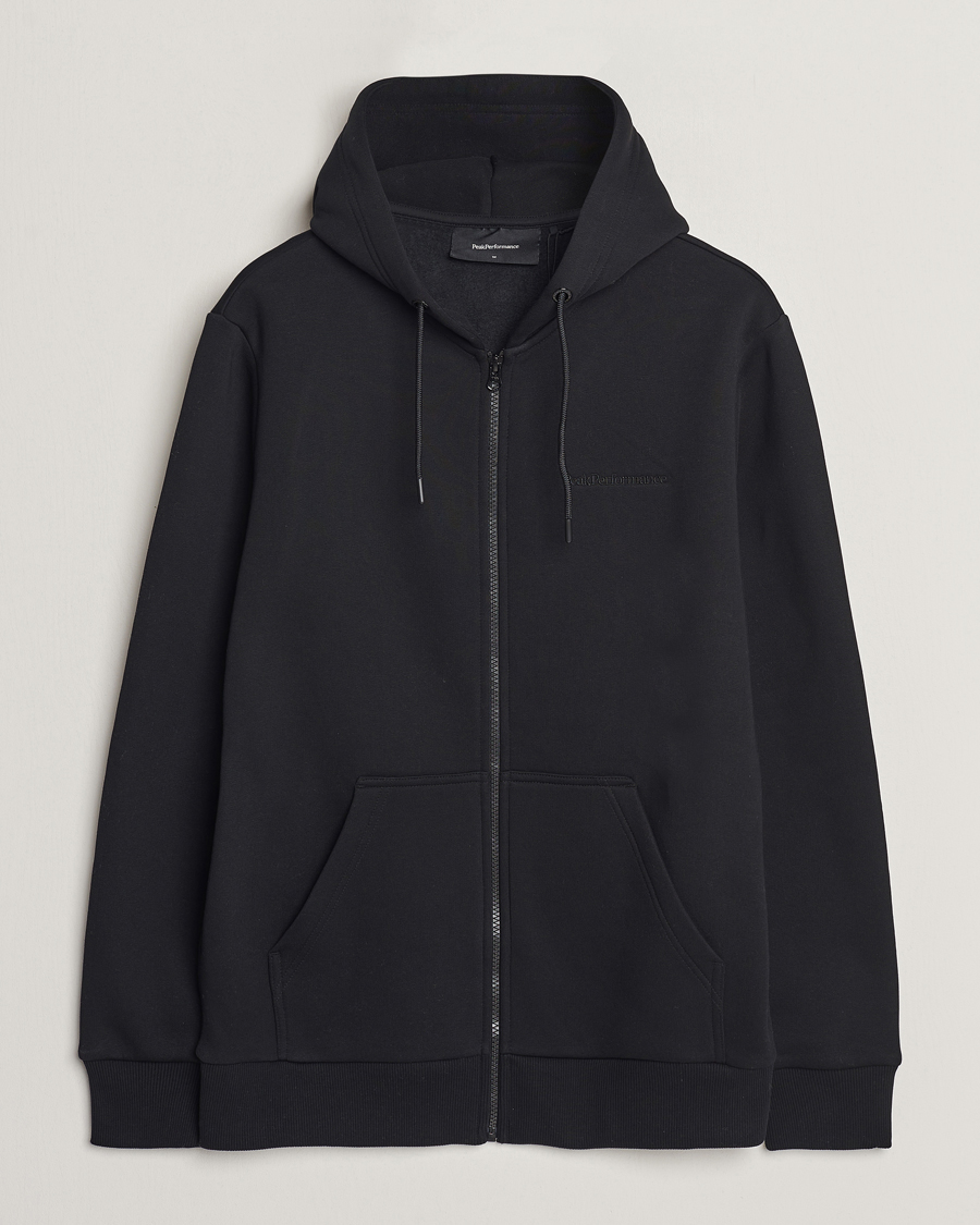 Homme | Pulls Et Tricots | Peak Performance | Original Full Zip Hoodie Black