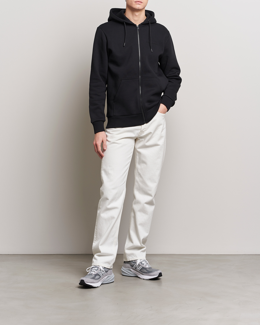 Heren | Truien | Peak Performance | Original Full Zip Hoodie Black