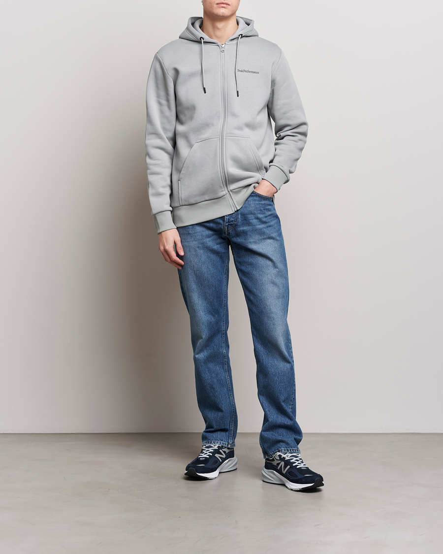 Homme | Pulls Et Tricots | Peak Performance | Original Logo Full Zip Hoodie Desert Blow