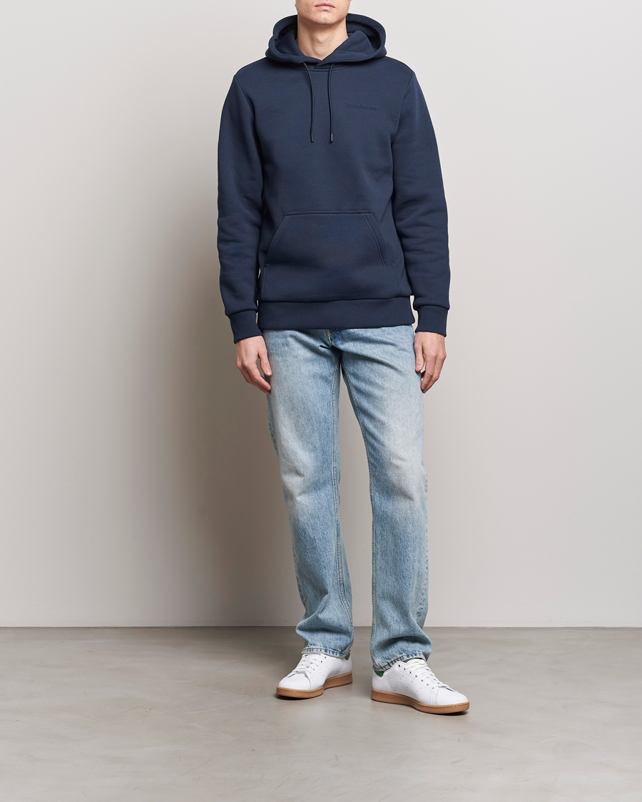 Heren | Truien | Peak Performance | Original Hoodie Blue Shadow