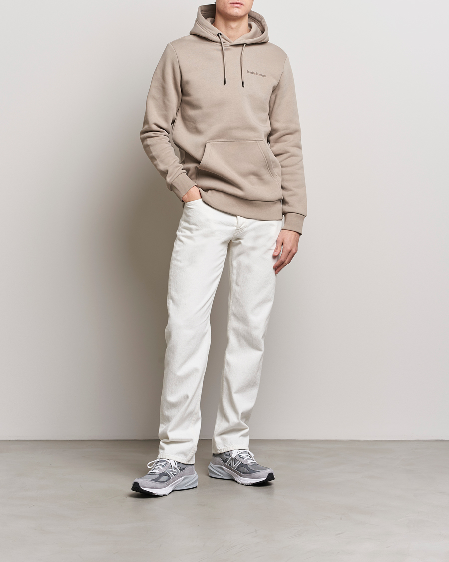 Heren | Truien | Peak Performance | Original Logo Hoodie Avid Beige