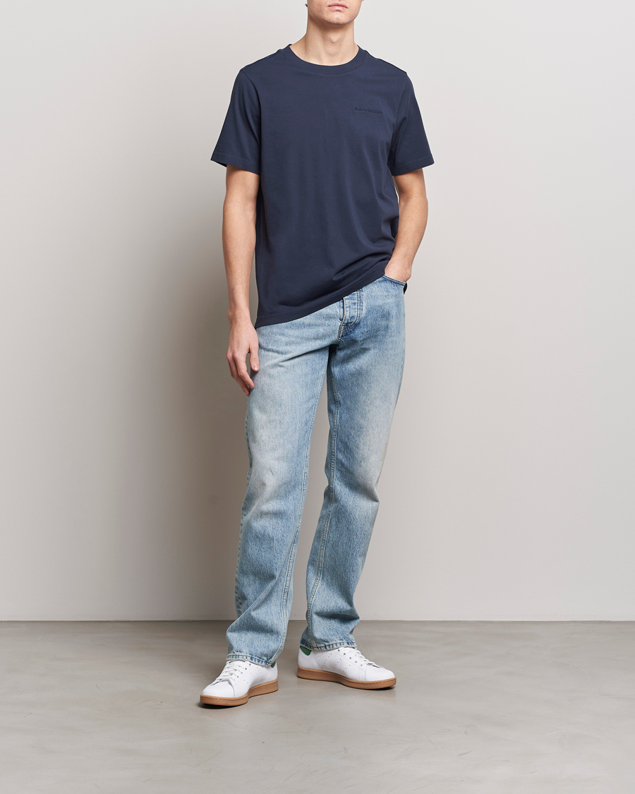 Homme | T-shirts | Peak Performance | Original Crew Neck T-Shirt Blue Shadow