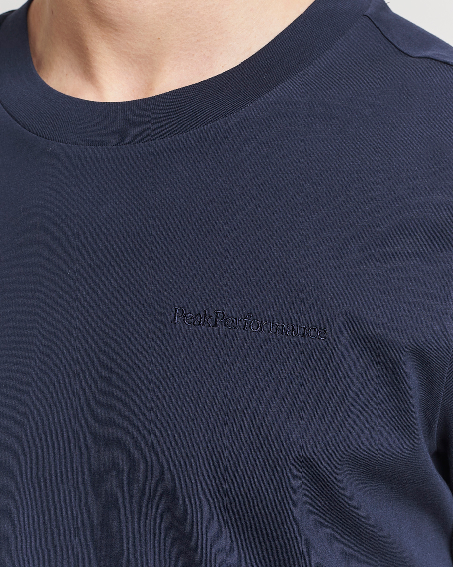 Homme | T-shirts | Peak Performance | Original Crew Neck T-Shirt Blue Shadow